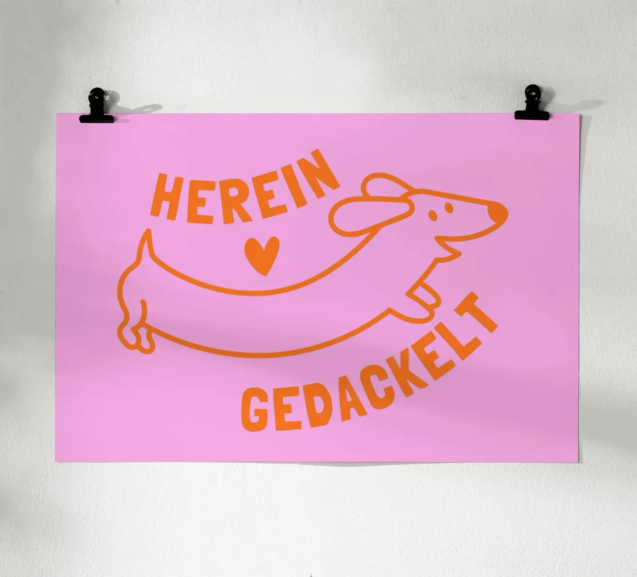 Hereingedackelt - viele Farben poster da Ohkimiko