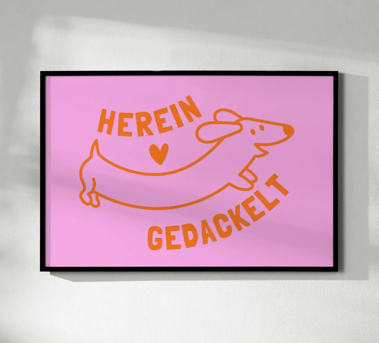 Hereingedackelt - viele Farben poster da Ohkimiko