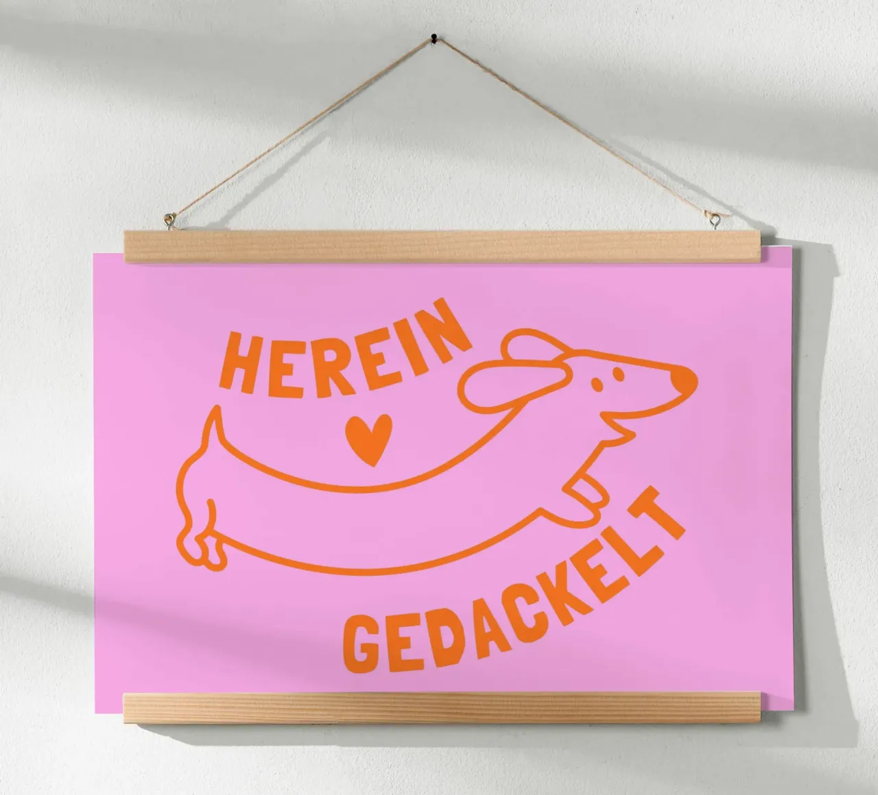 Hereingedackelt - viele Farben poster da Ohkimiko