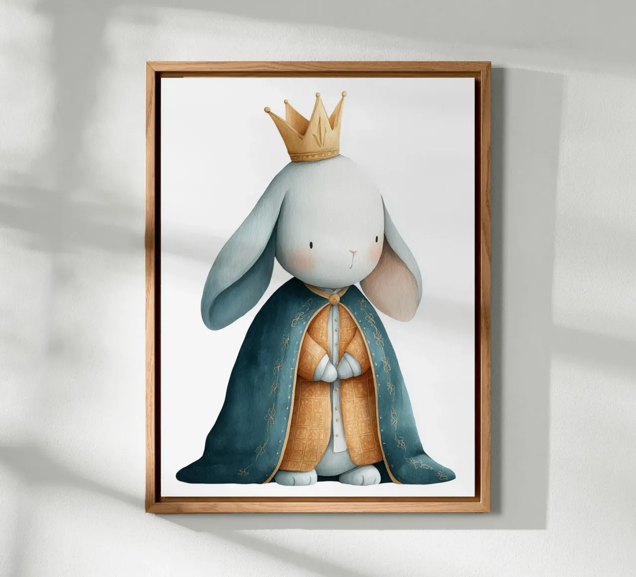 Poster del coniglio reale alluminio dibond da Kid’s Dream