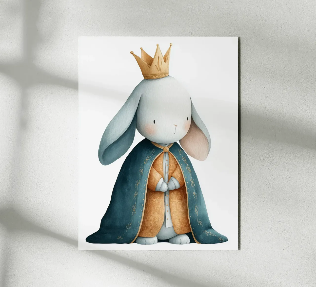 Poster del coniglio reale alluminio dibond da Kid’s Dream