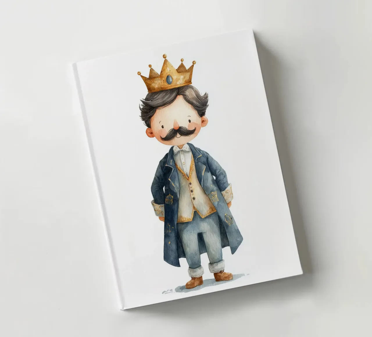 Poster del piccolo re baffuto per la camera dei bambini diario da Kid’s Dream