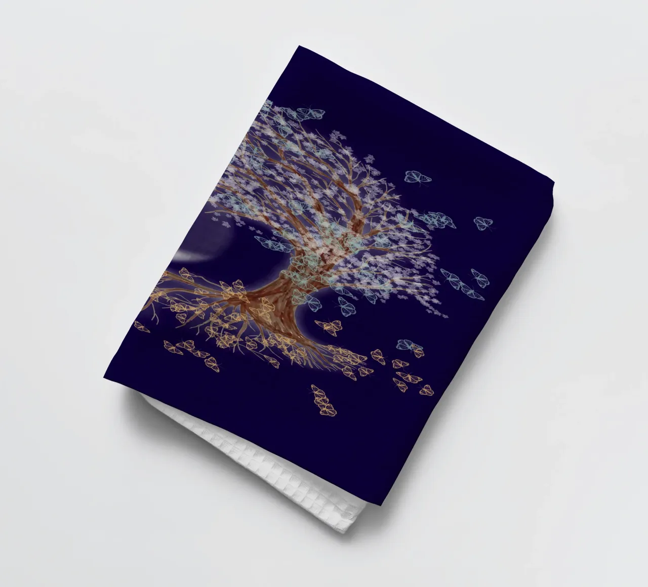 L'arbre de vie dans la nuit torchon de BwiseLizzy