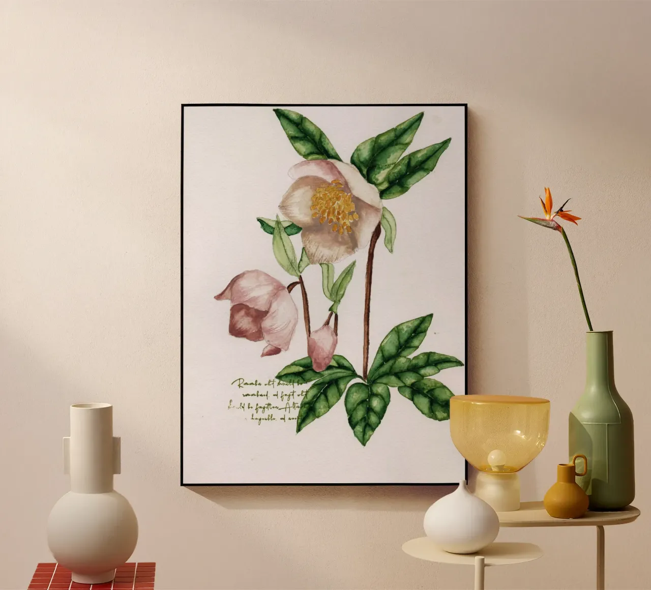 christmas rose plexiglass da Nathys_illustration
