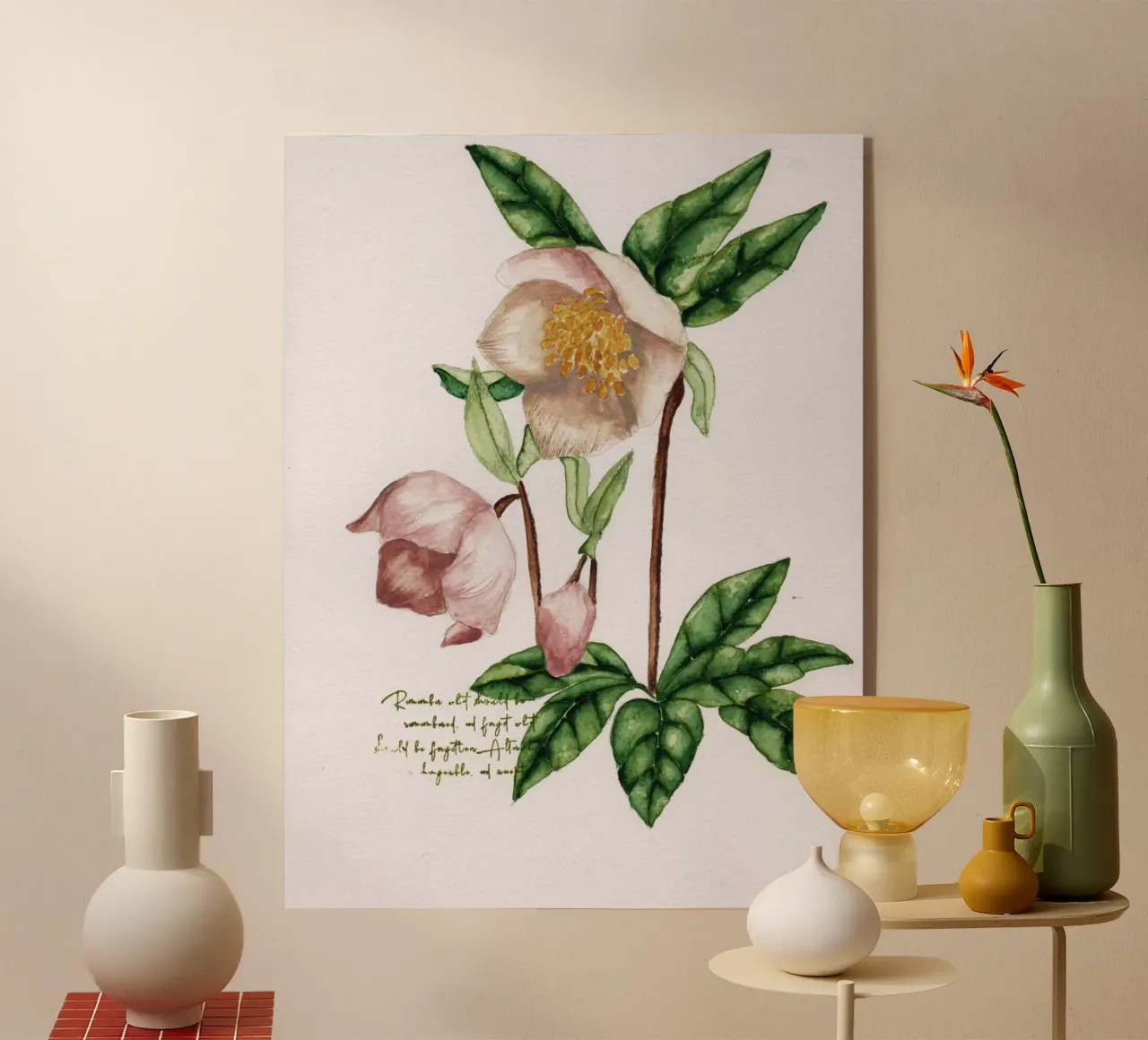 christmas rose plexiglass da Nathys_illustration