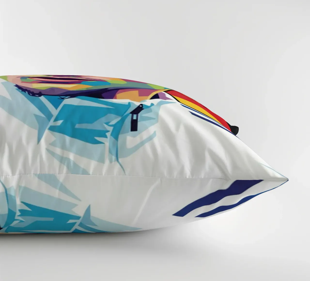 Ritratto pop art di Florian Wirtz cuscino da Hantamrata