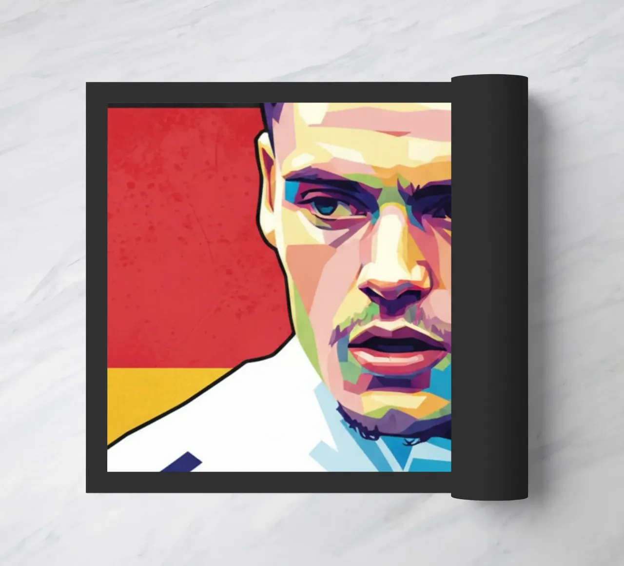 Ritratto pop art di Florian Wirtz zerbino da Hantamrata