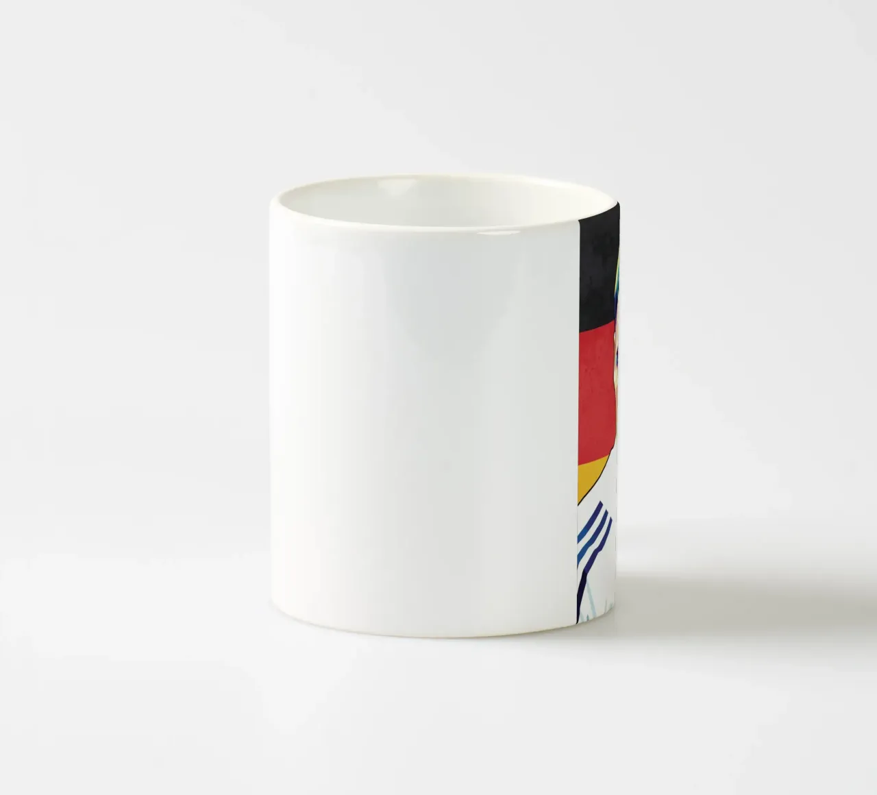 Ritratto pop art di Florian Wirtz tazza in ceramica da Hantamrata