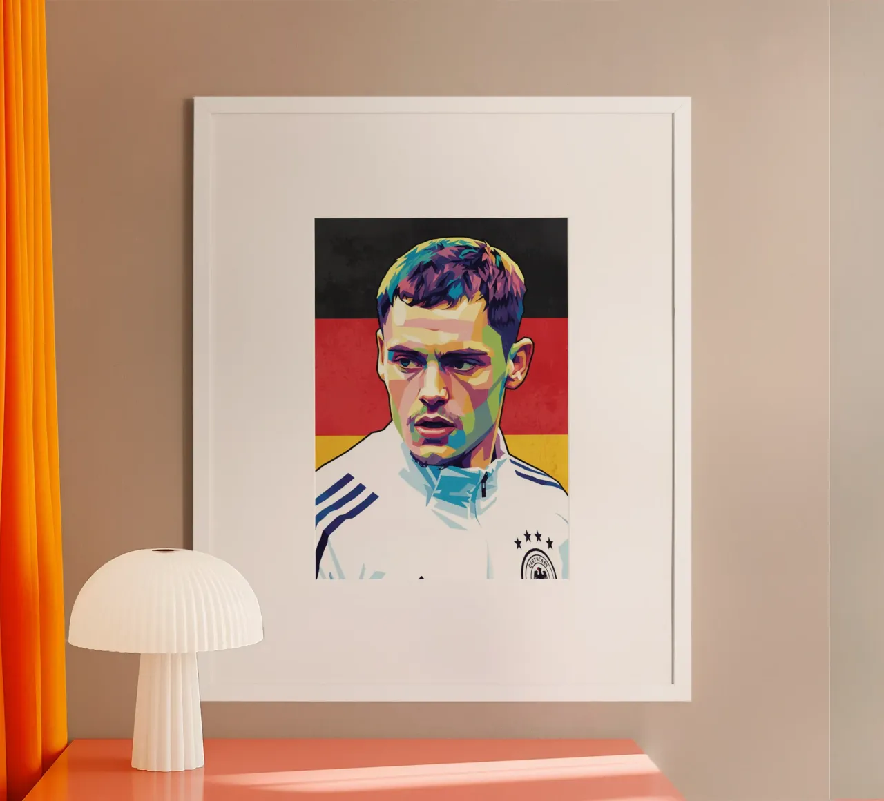 Ritratto pop art di Florian Wirtz carta hahnemühle da Hantamrata