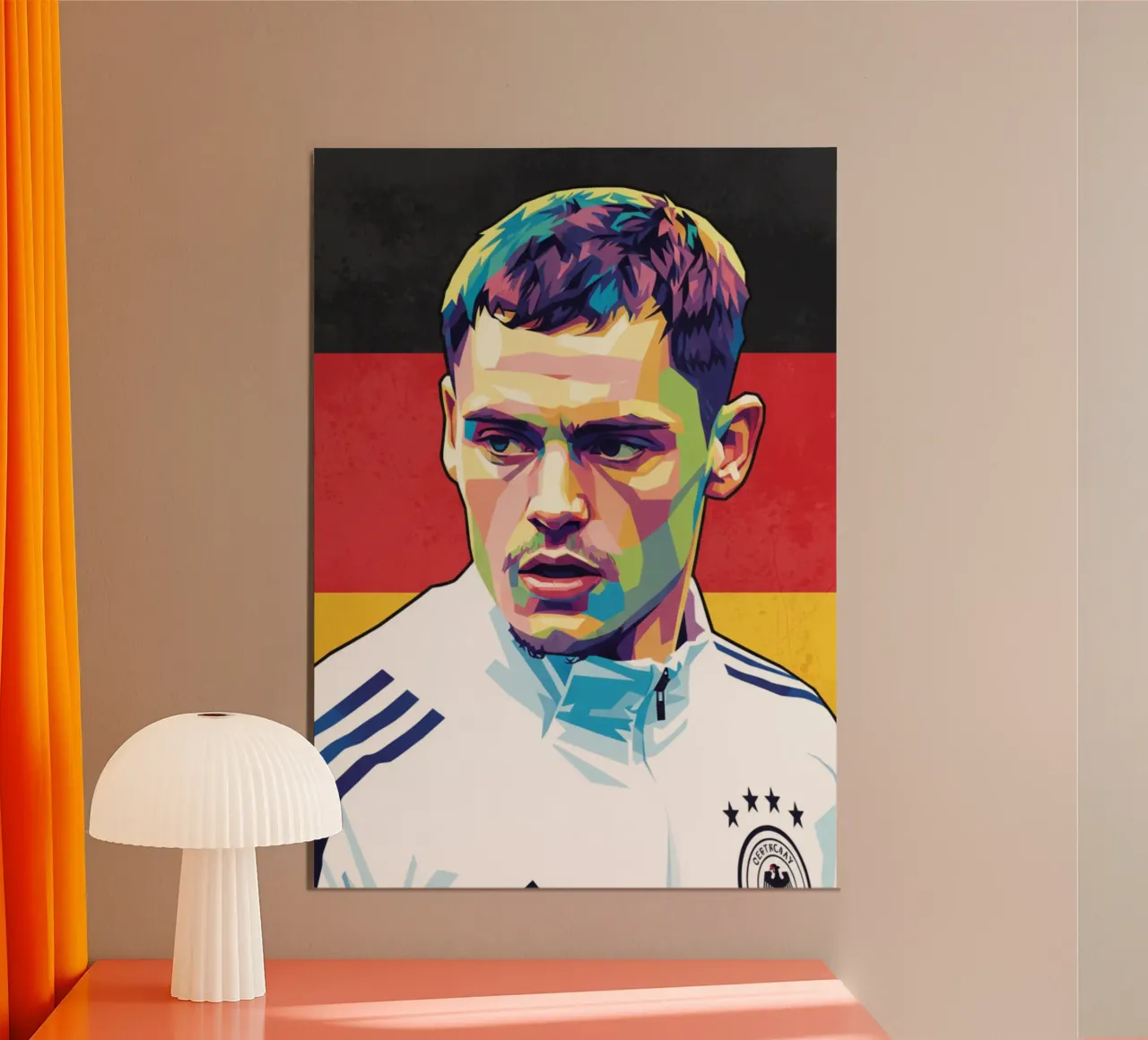 Ritratto pop art di Florian Wirtz carta hahnemühle da Hantamrata