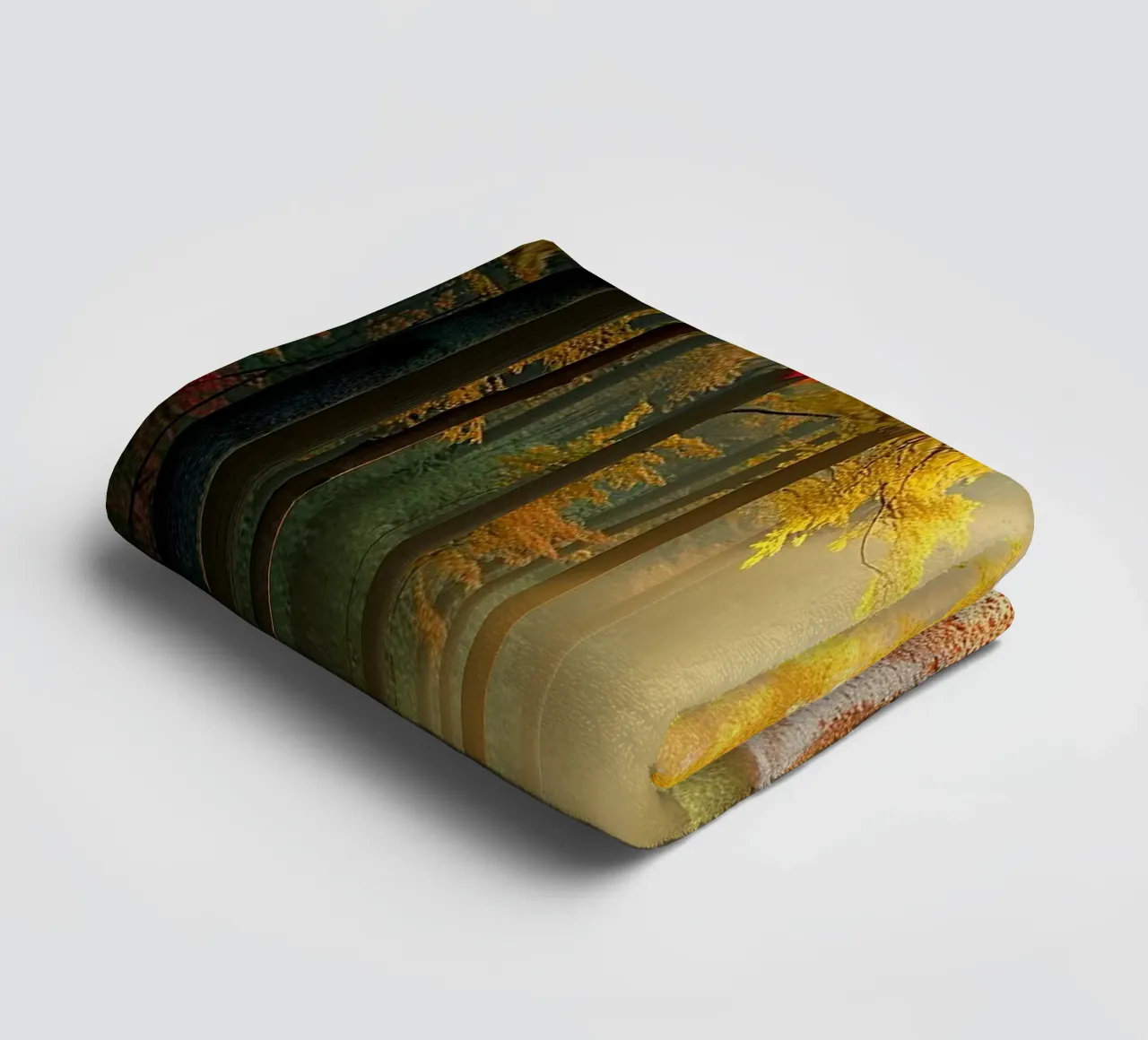 Forest_path_autumn_1 towel by Fantasie & Mystikwelten by LK