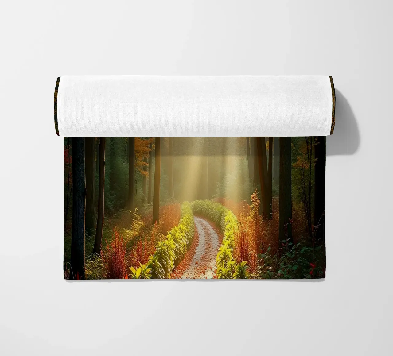 Percorso_forestale_autunno_1 telo mare da Fantasie & Mystikwelten by LK