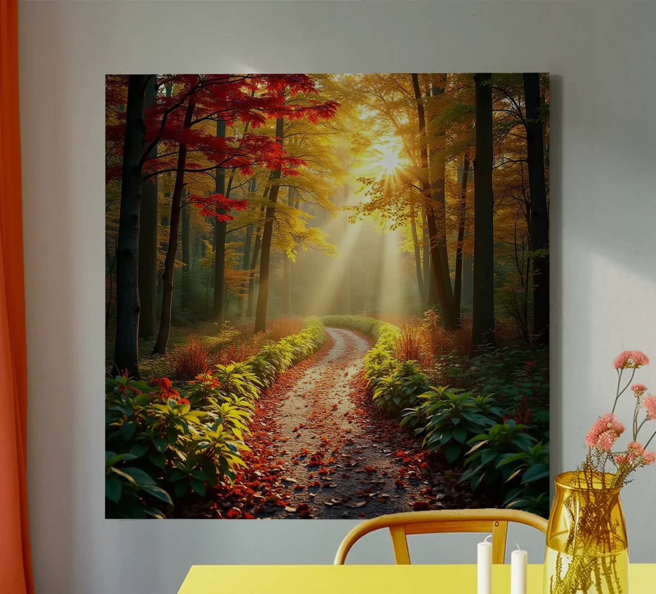 Forest_path_autumn_1 canvas by Fantasie & Mystikwelten by LK