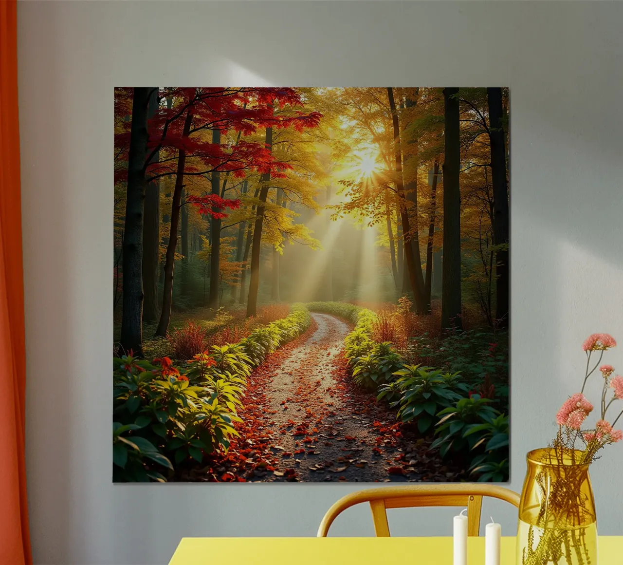 Percorso_forestale_autunno_1 carta hahnemühle da Fantasie & Mystikwelten by LK
