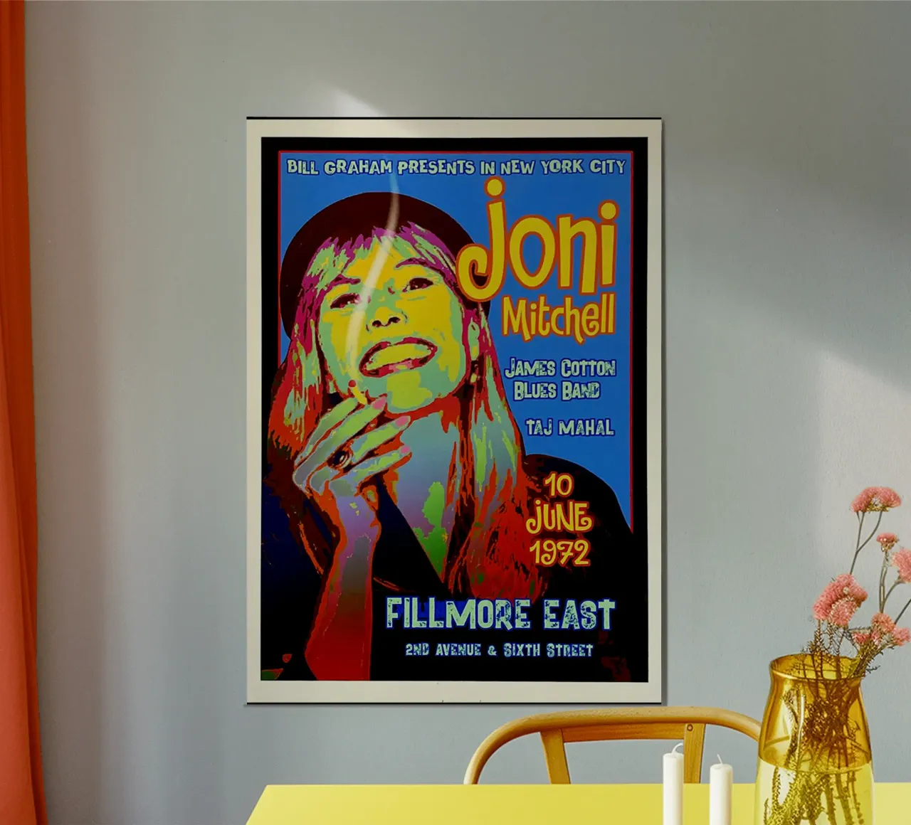 Filemore East - Joni Mitchell Rock carta hahnemühle da eliouxence