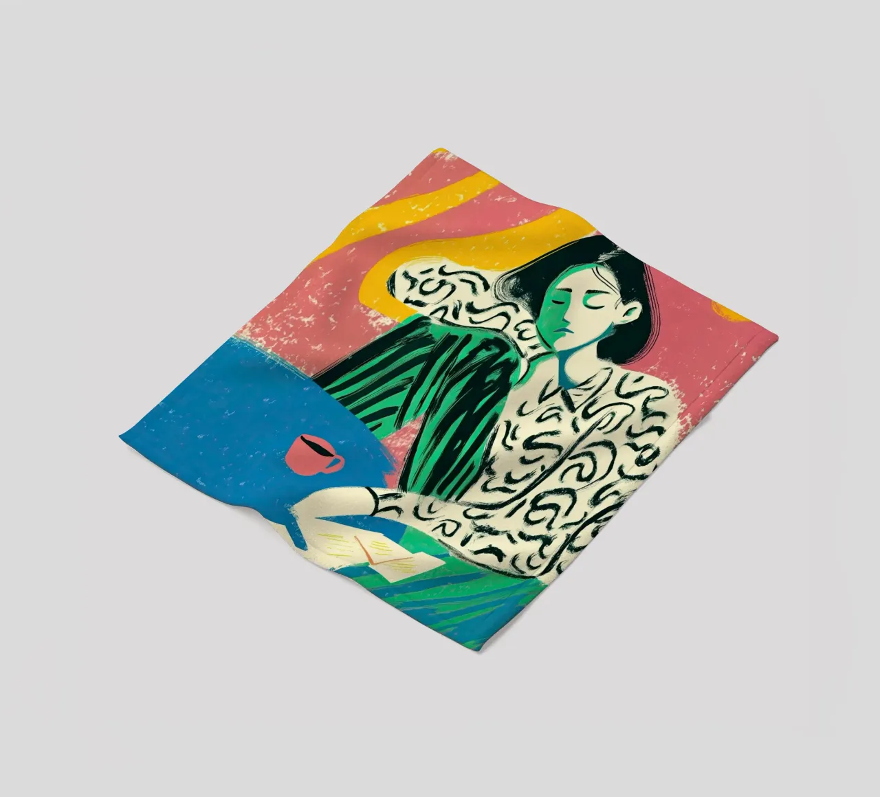 Every Pause is a Poem coperta in pile da Clara August