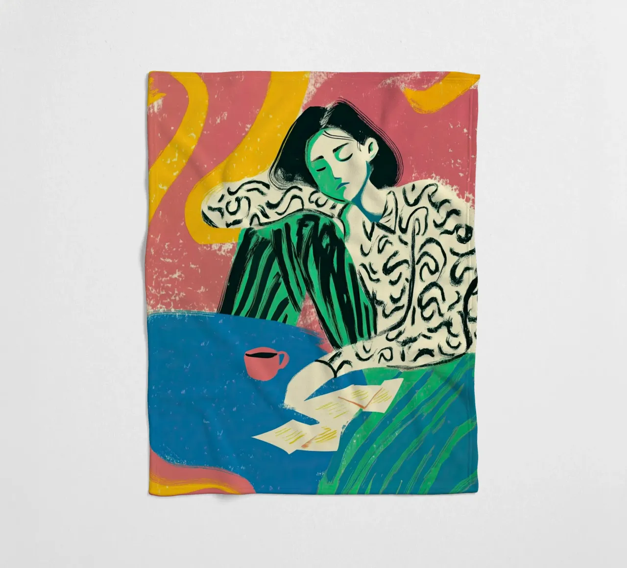 Every Pause is a Poem coperta in pile da Clara August