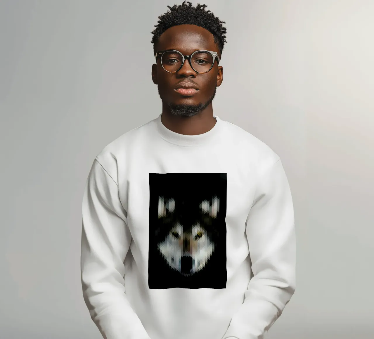 Wolf felpa da Nur Mut