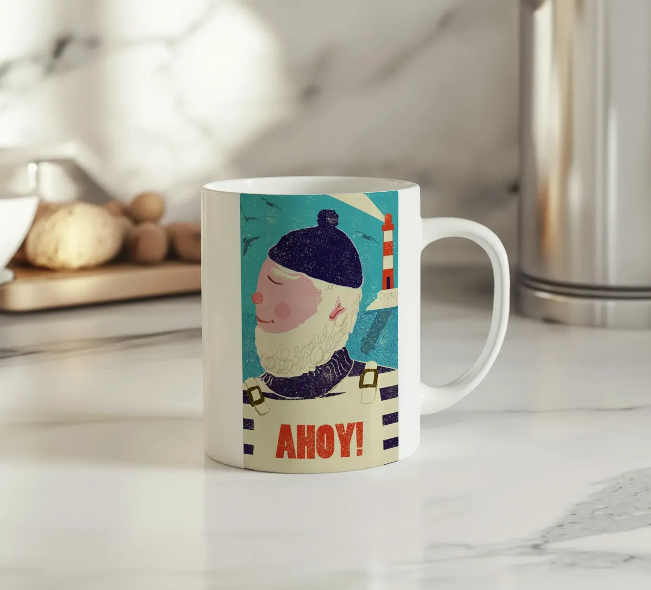 Ahoy! tazza in ceramica da Rocket68