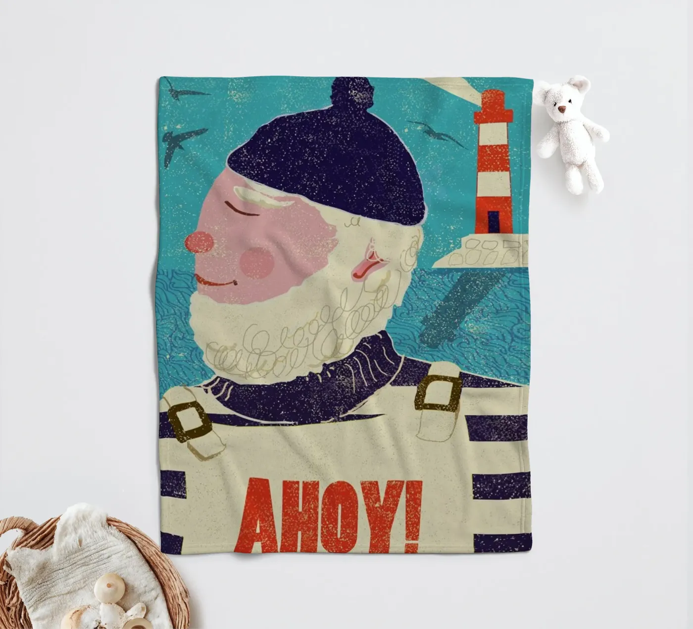 Ahoy! fleecedeken van Rocket68