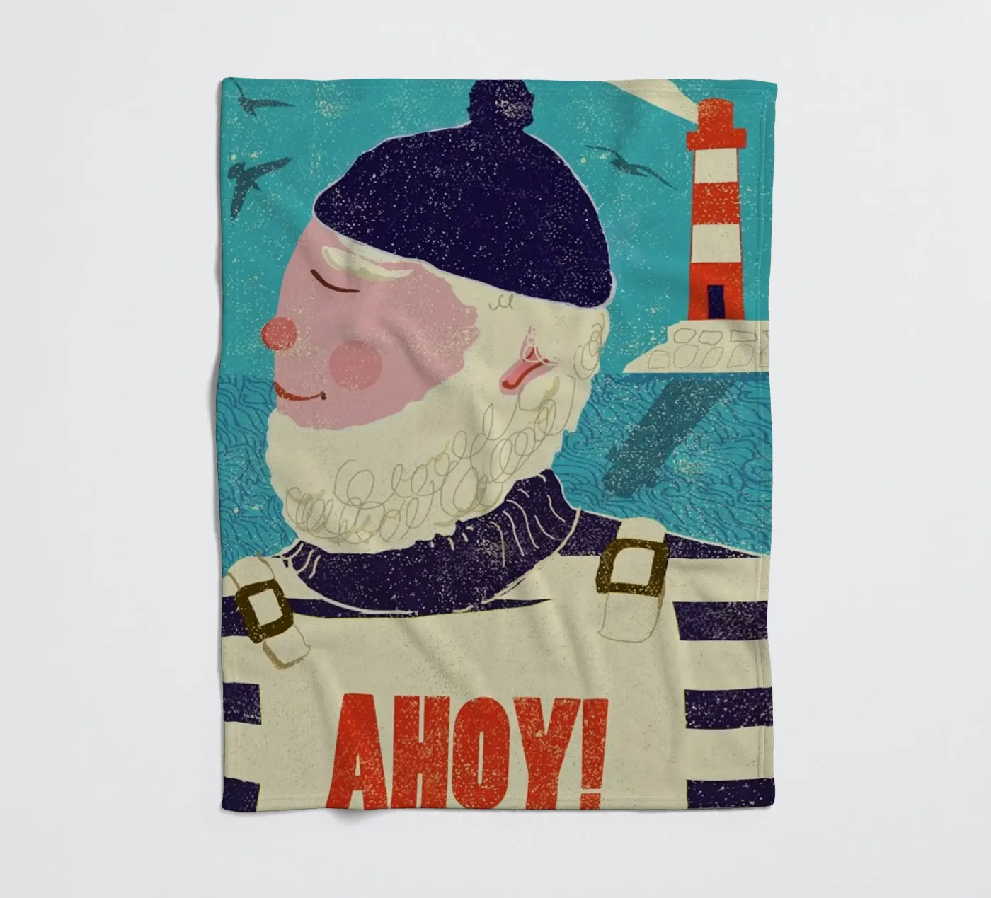 Ahoy! fleecedeken van Rocket68