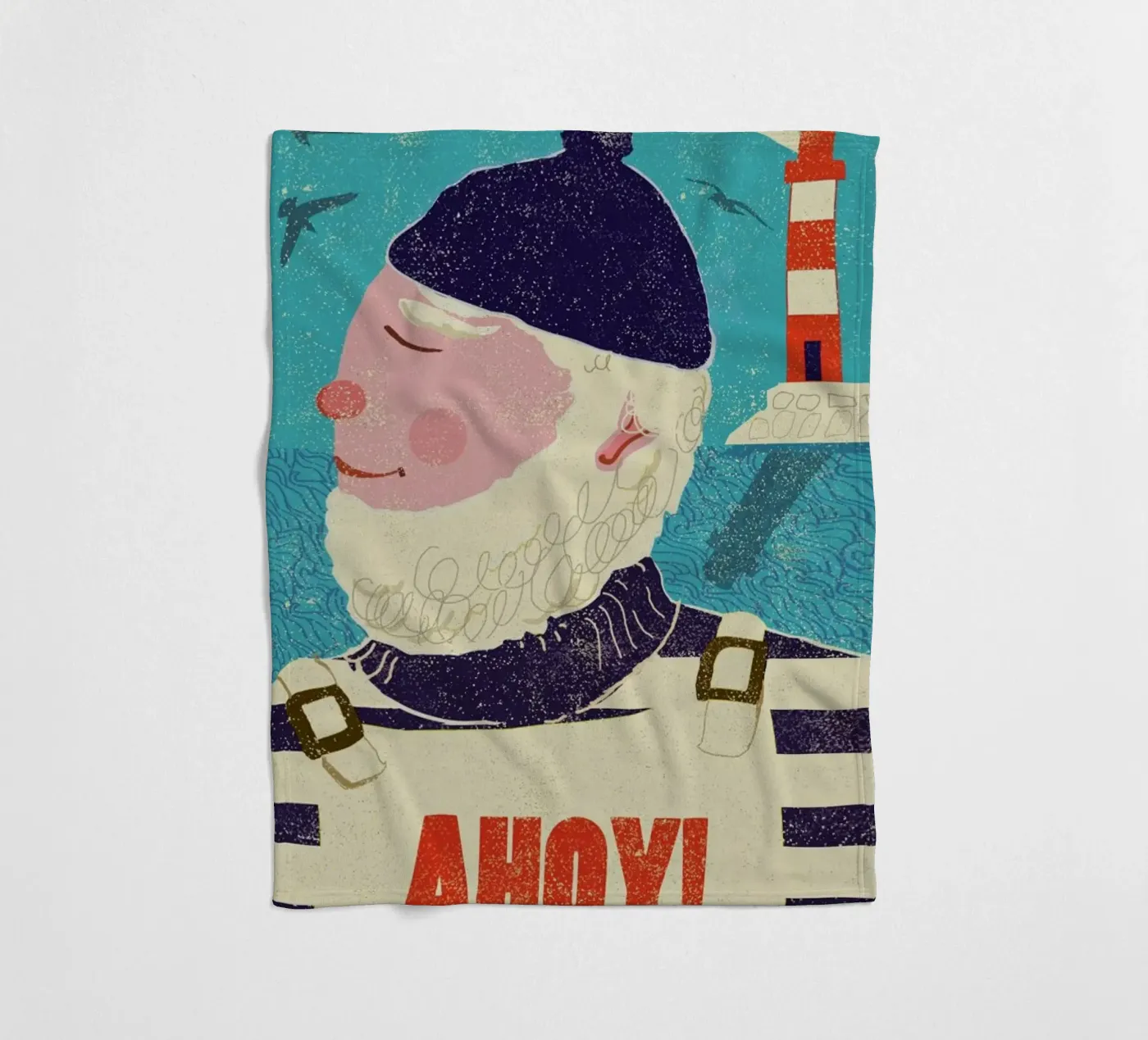 Ahoy! fleecedeken van Rocket68