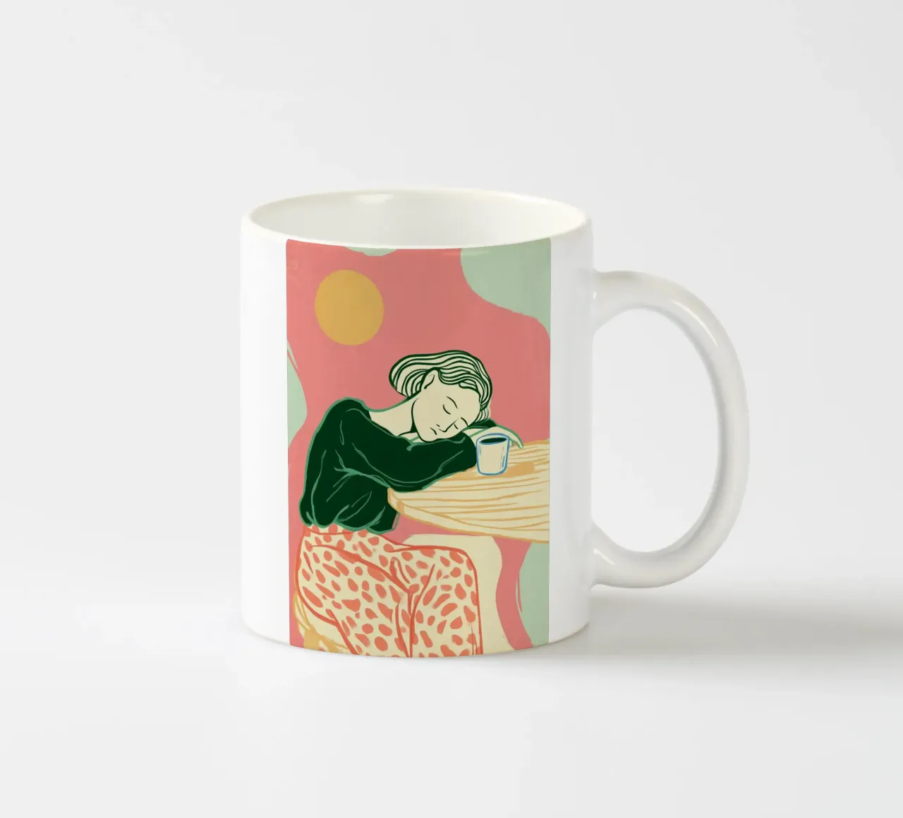 Morning, Be Gentle With Me tazza in ceramica da Clara August
