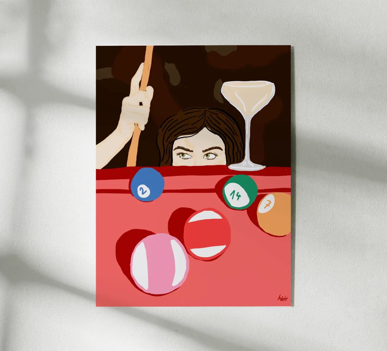 8-Ball plexiglass da Happy Star Club