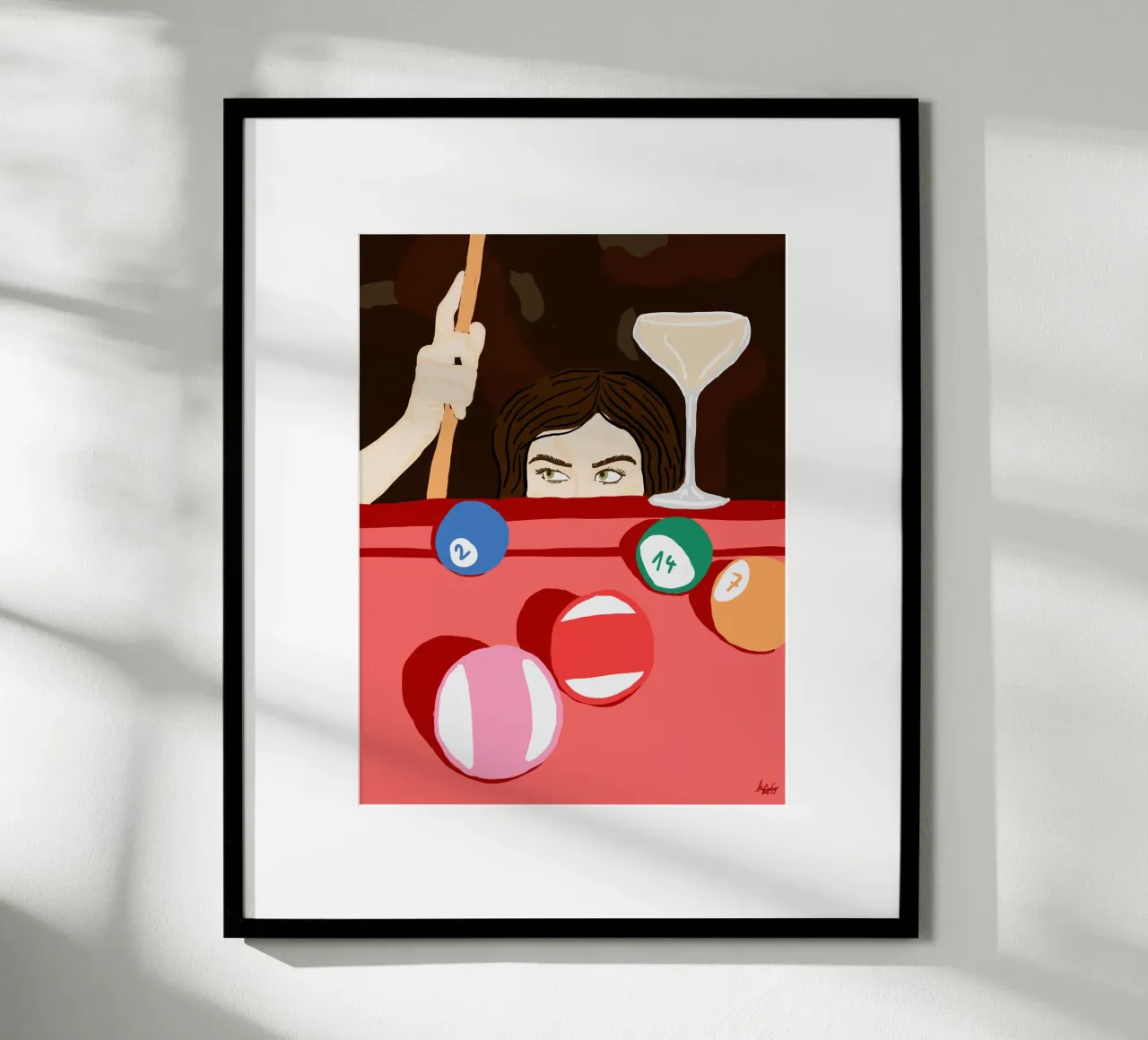 8-Ball poster by Happy Star Club