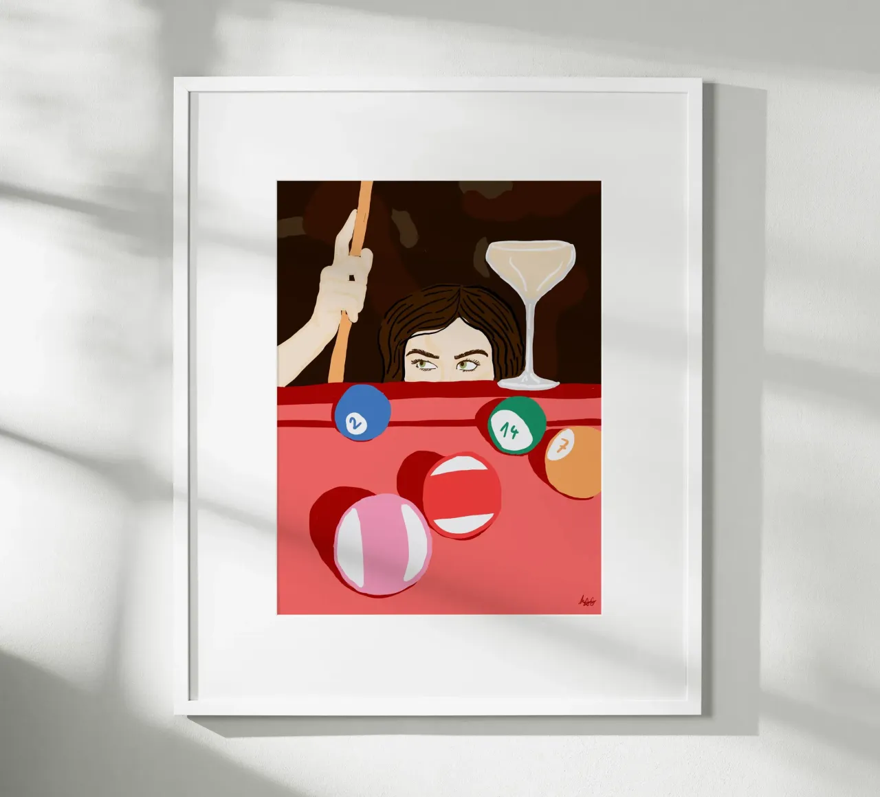 8-Ball poster by Happy Star Club