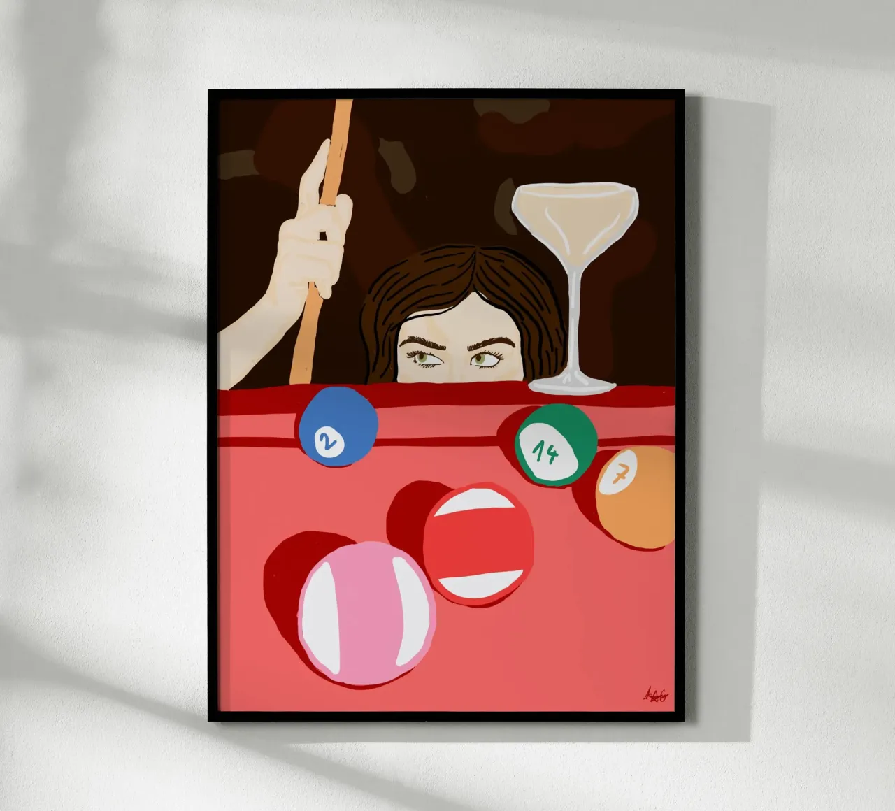 8-Ball poster by Happy Star Club