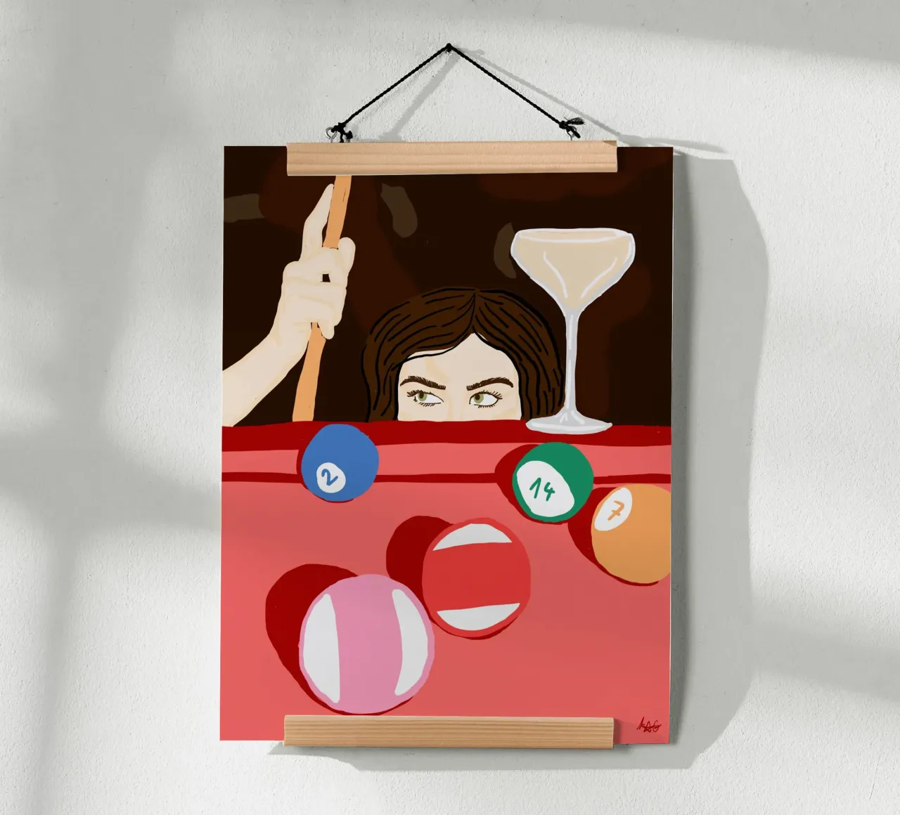 8-Ball poster da Happy Star Club