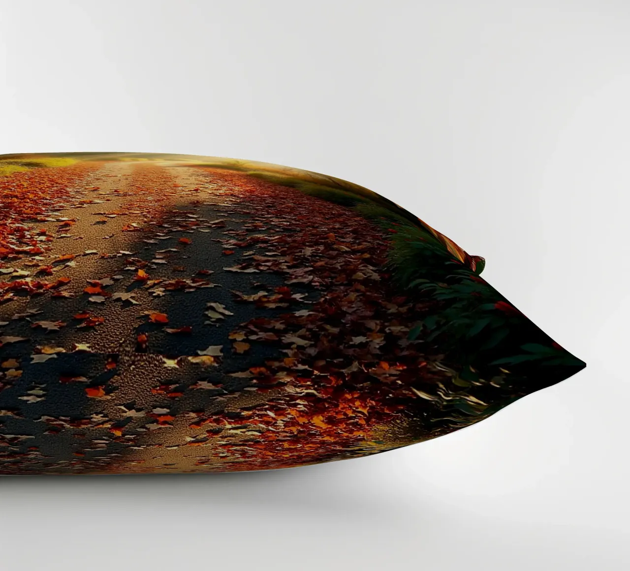 Percorso_bosco_autunno_2 cuscino da Fantasie & Mystikwelten by LK