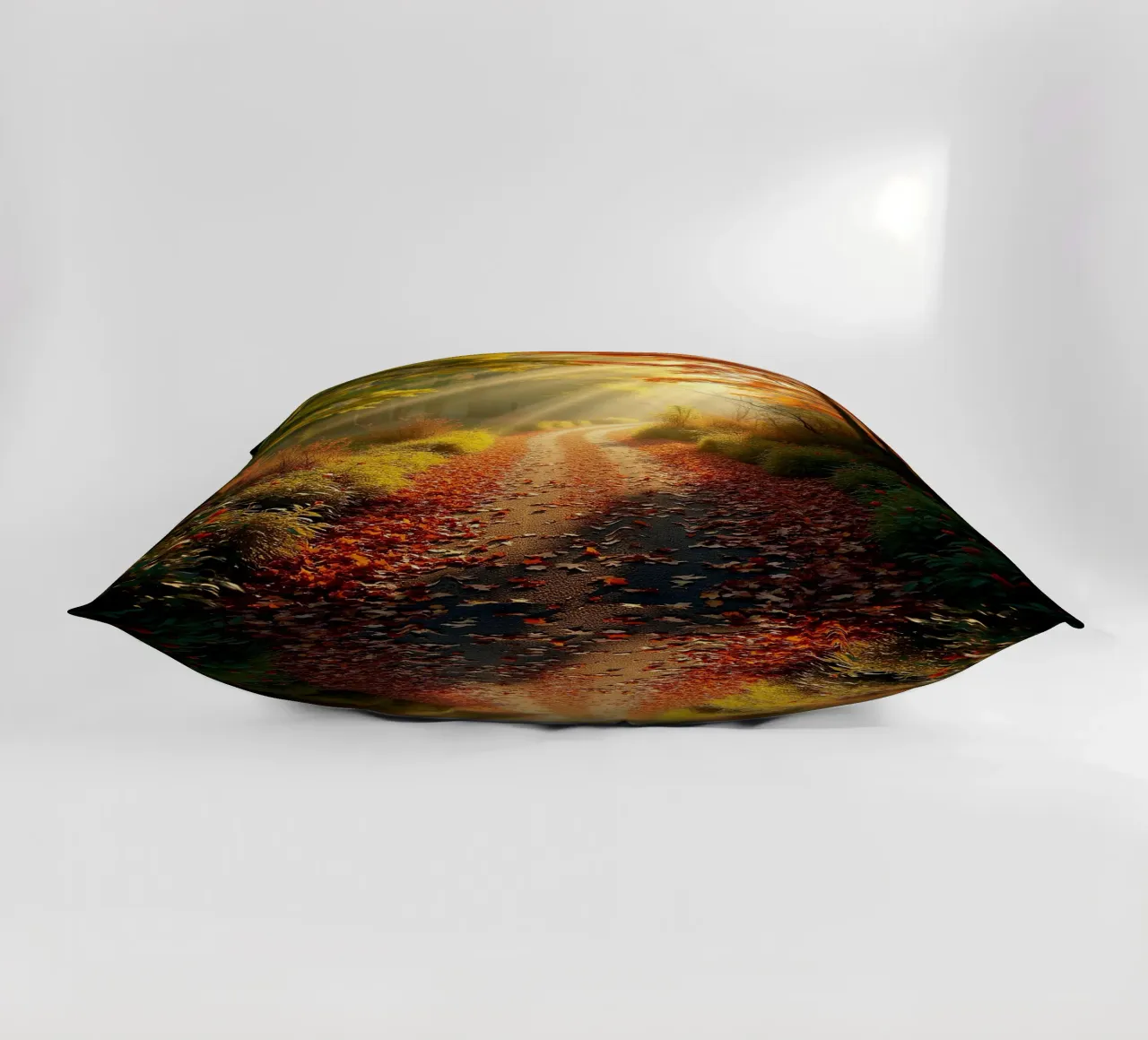 Percorso_bosco_autunno_2 cuscino da Fantasie & Mystikwelten by LK