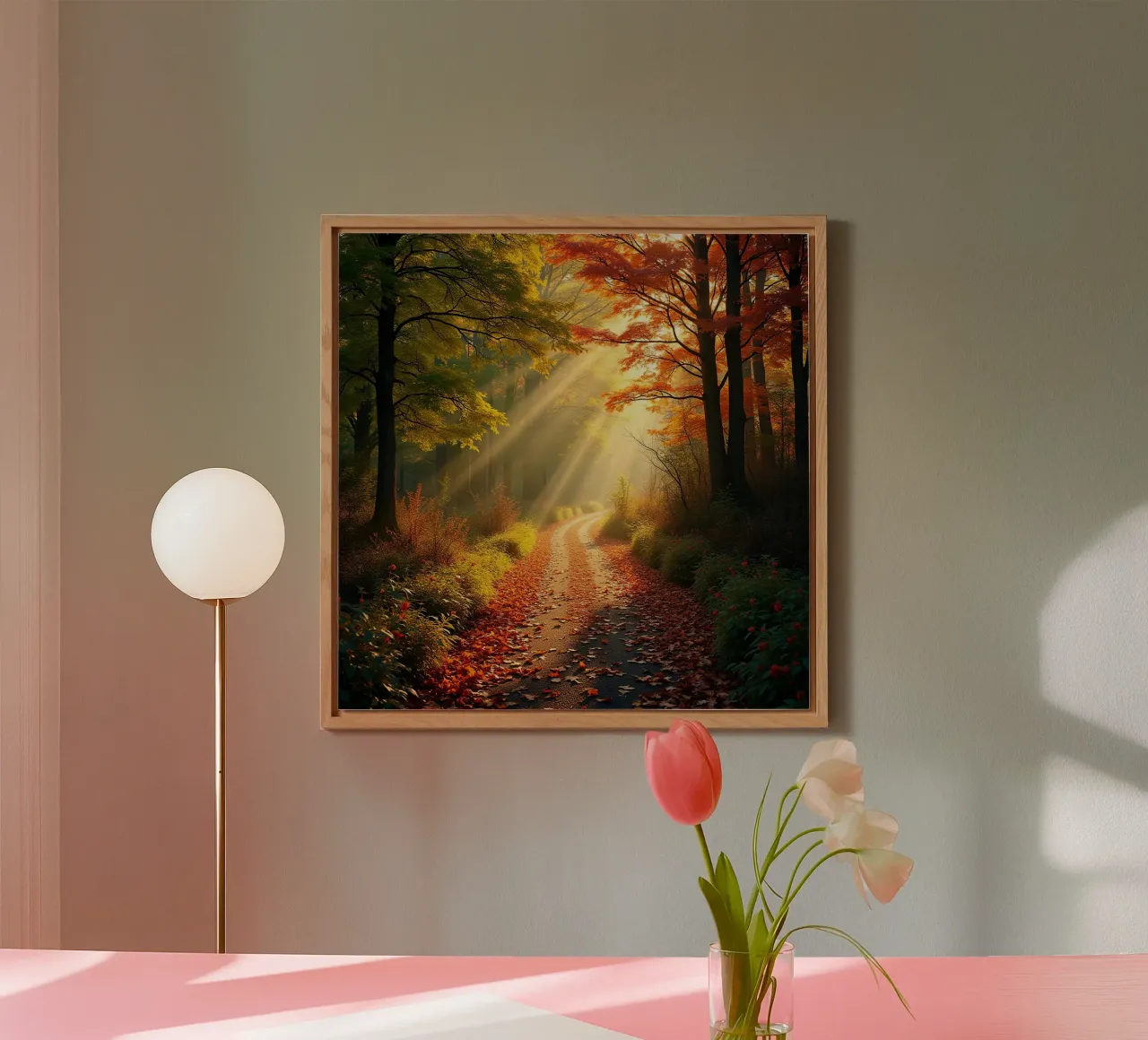 Percorso_bosco_autunno_2 alluminio dibond da Fantasie & Mystikwelten by LK