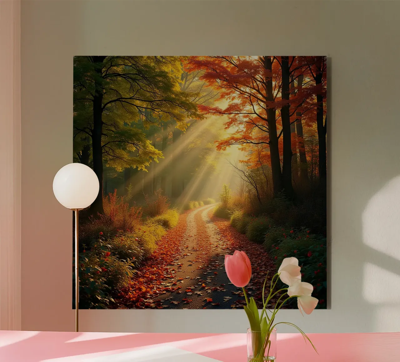Percorso_bosco_autunno_2 alluminio dibond da Fantasie & Mystikwelten by LK