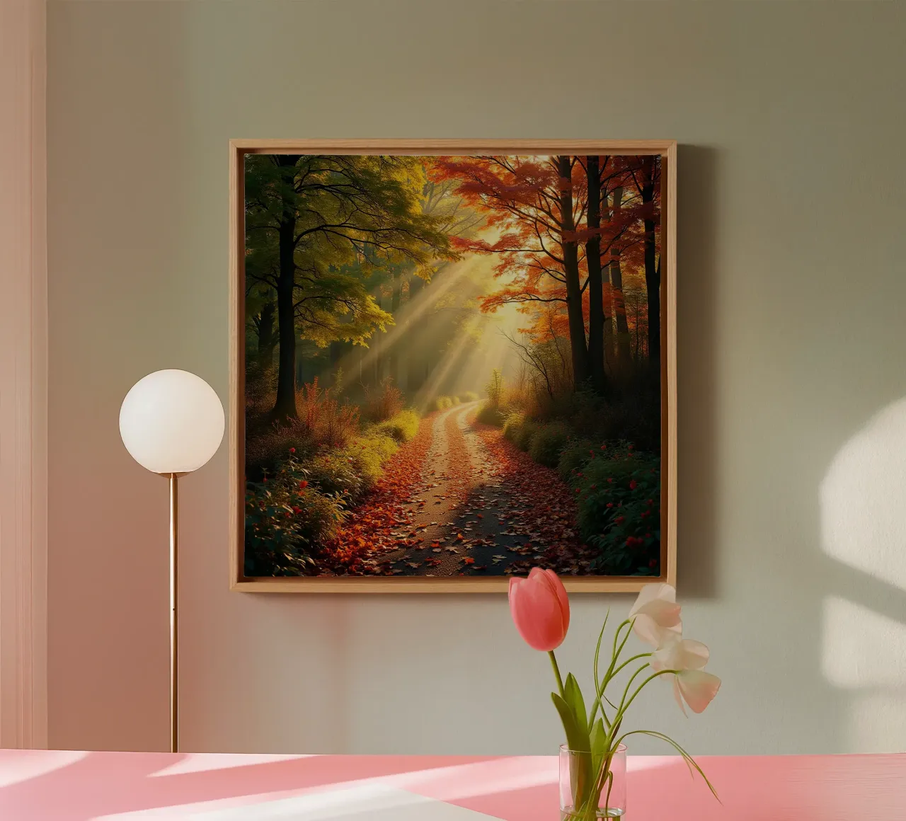 Forest_path_autumn_2 canvas by Fantasie & Mystikwelten by LK
