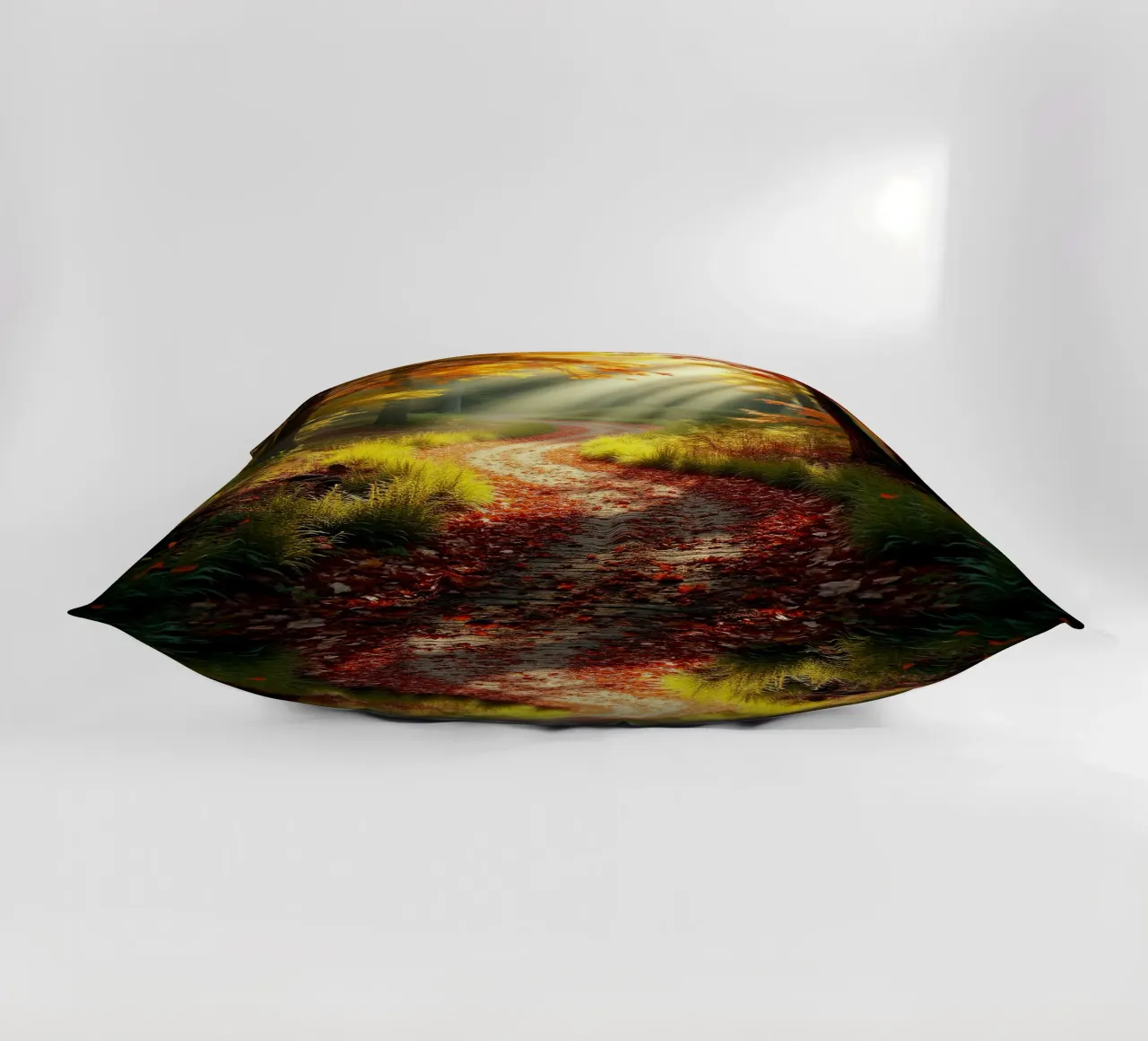 Percorso_bosco_autunno_3 cuscino da Fantasie & Mystikwelten by LK
