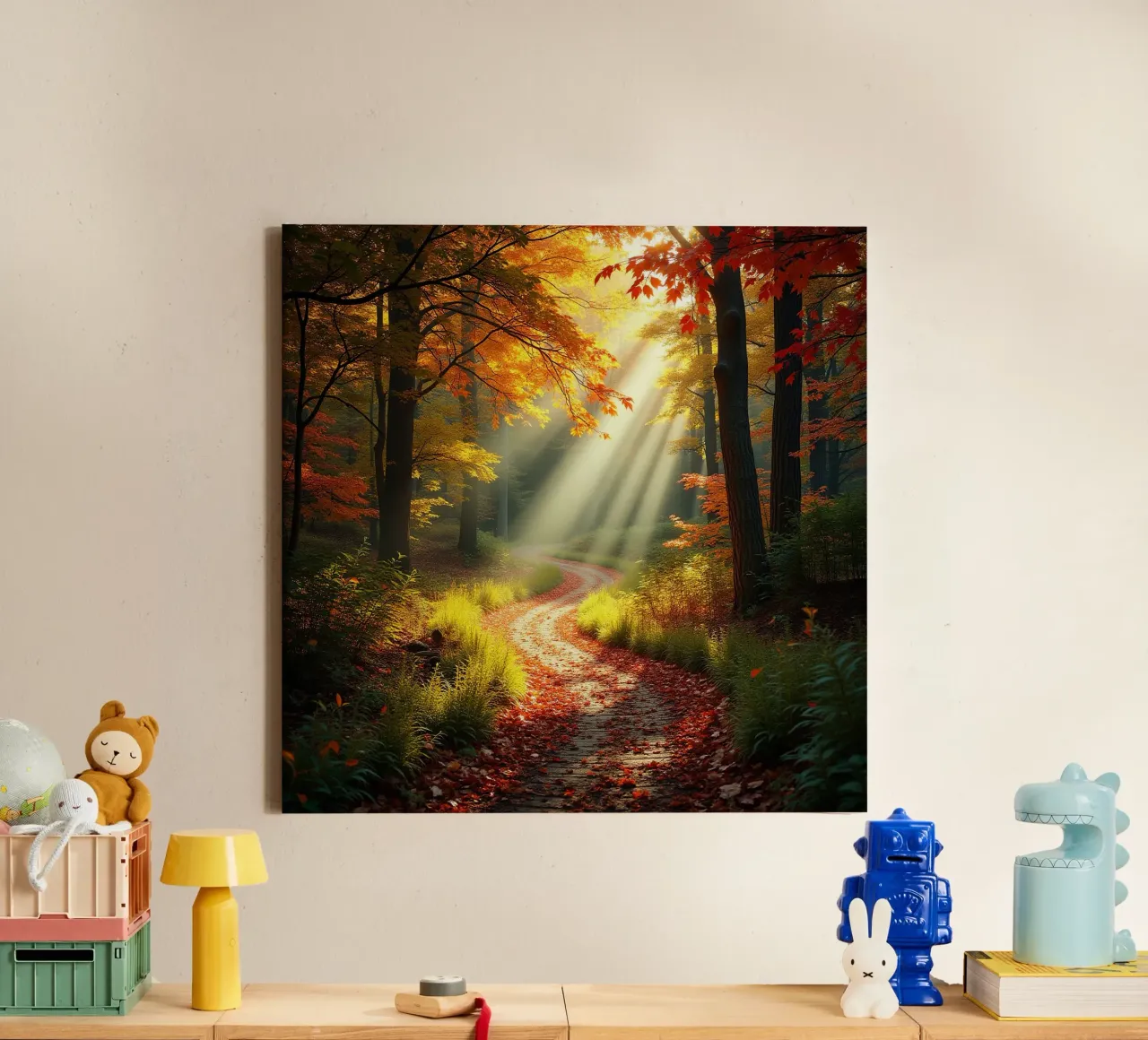 Forest_path_autumn_3 canvas by Fantasie & Mystikwelten by LK