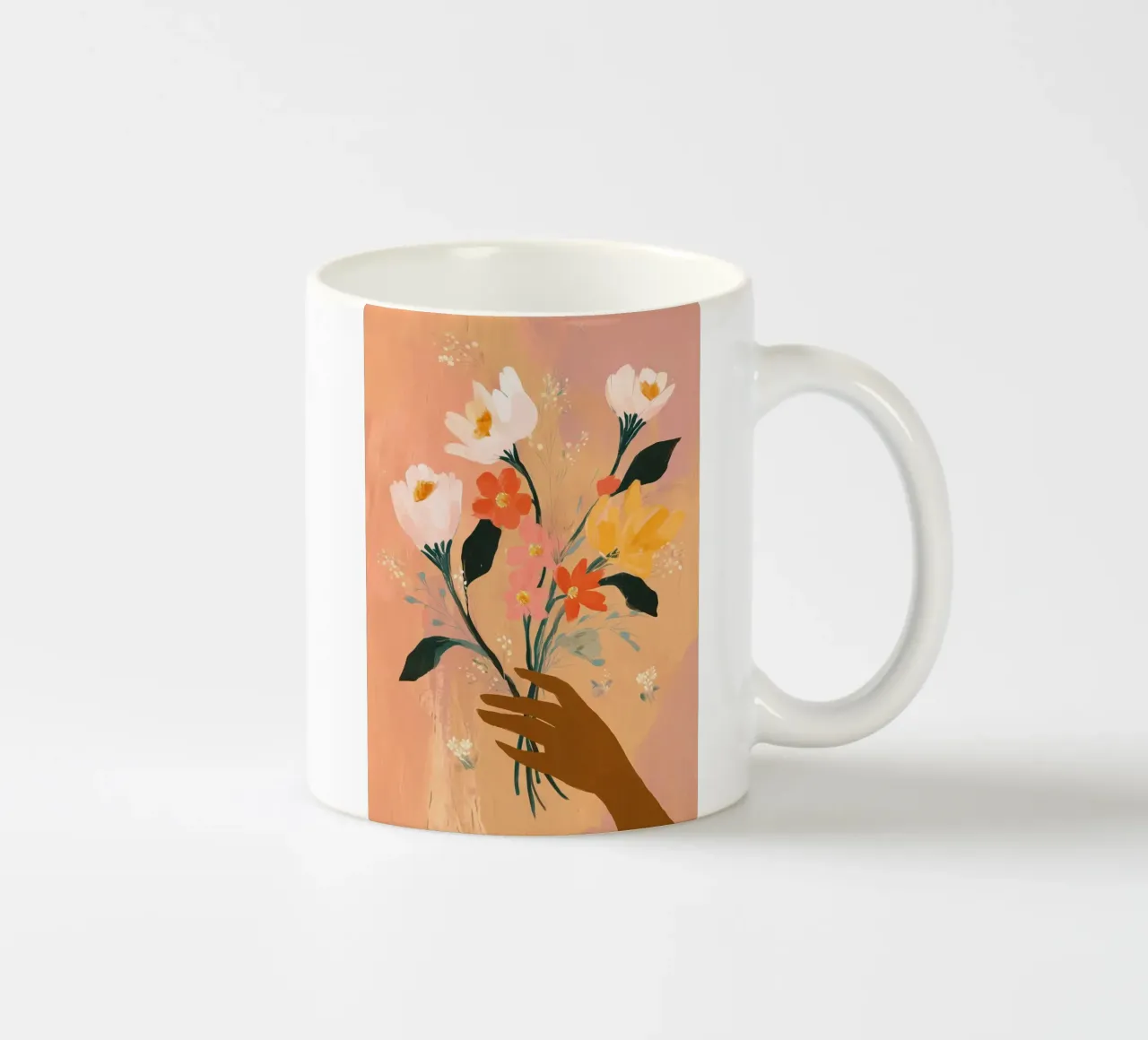 Every Flower is a Thank You tazza in ceramica da Clara August