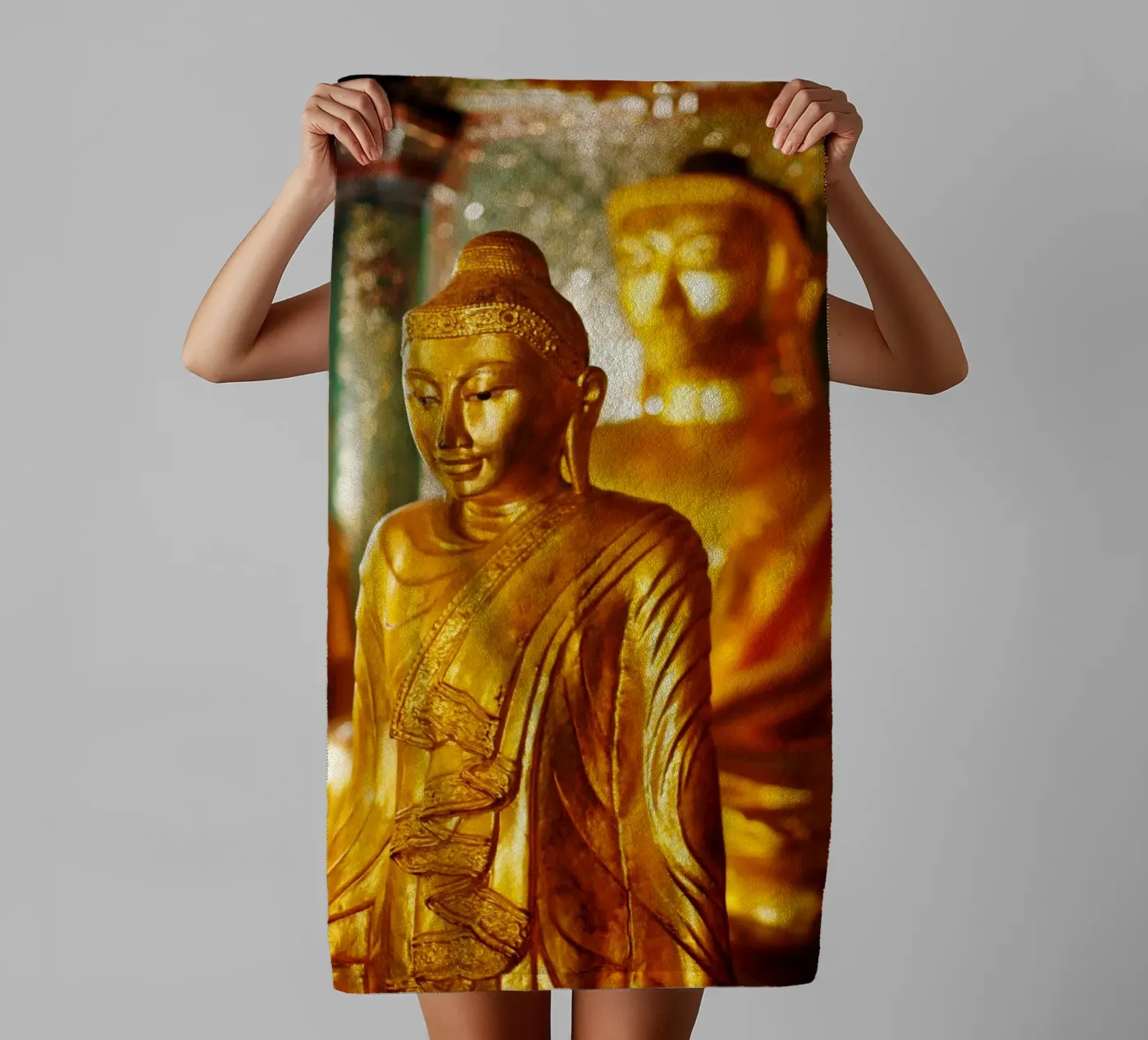 Myanmar towel by fotokunst