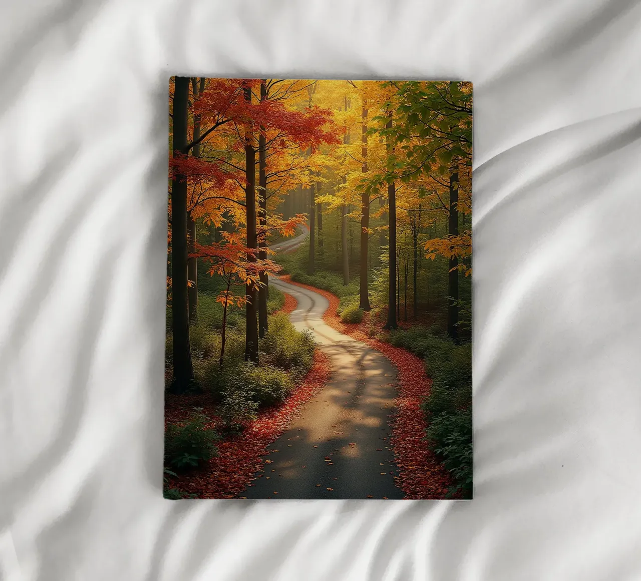 Forest_path_autumn_4 notebook by Fantasie & Mystikwelten by LK