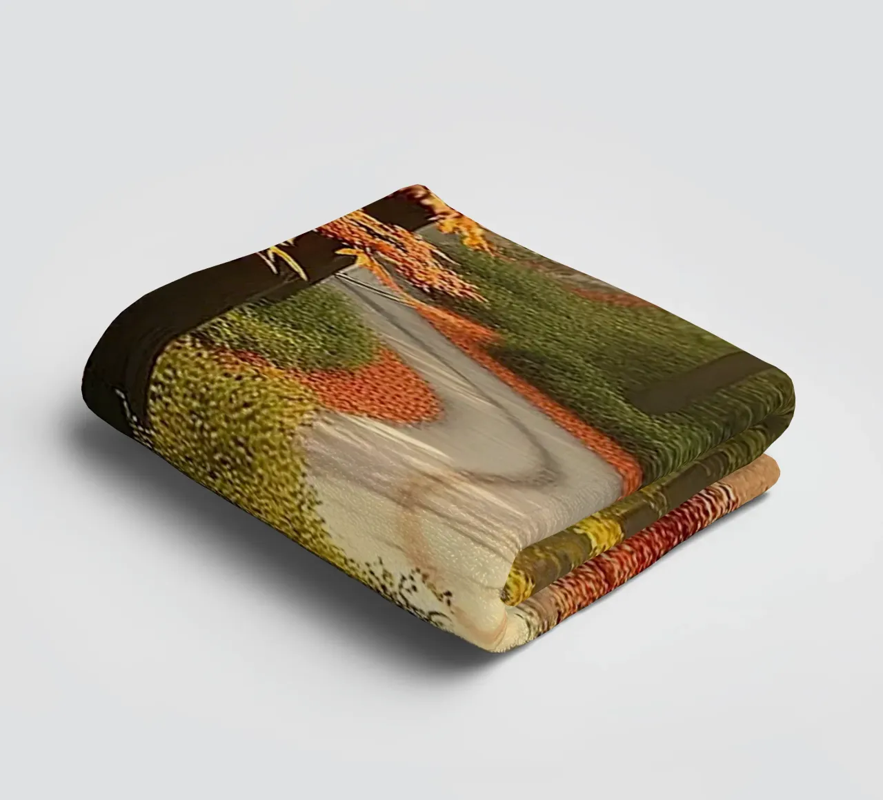 Forest_path_autumn_4 towel by Fantasie & Mystikwelten by LK