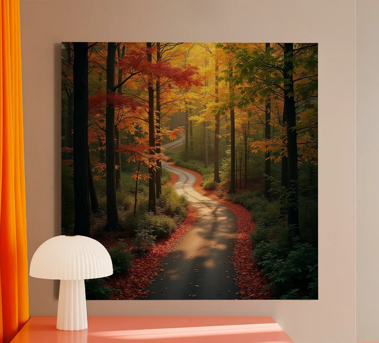 Forest_path_autumn_4 canvas by Fantasie & Mystikwelten by LK