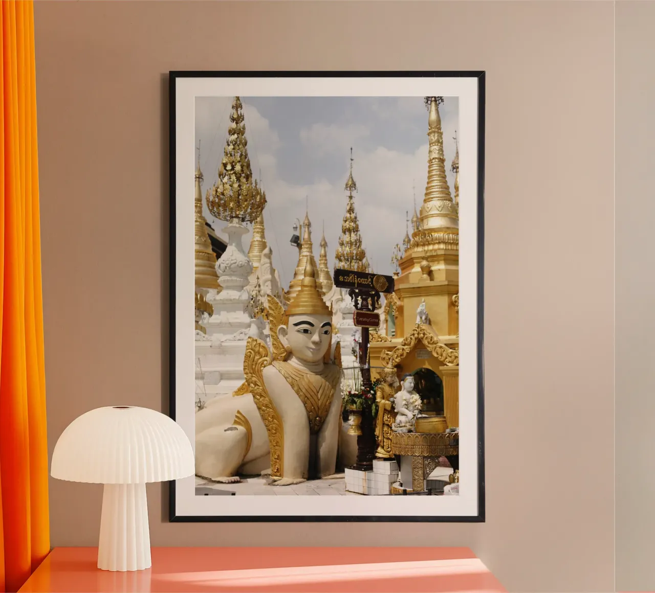 Yangoon Paste, Myanmar poster by fotokunst