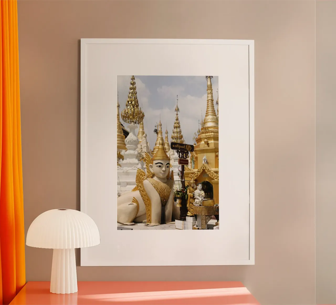 Yangoon Paste, Myanmar poster by fotokunst