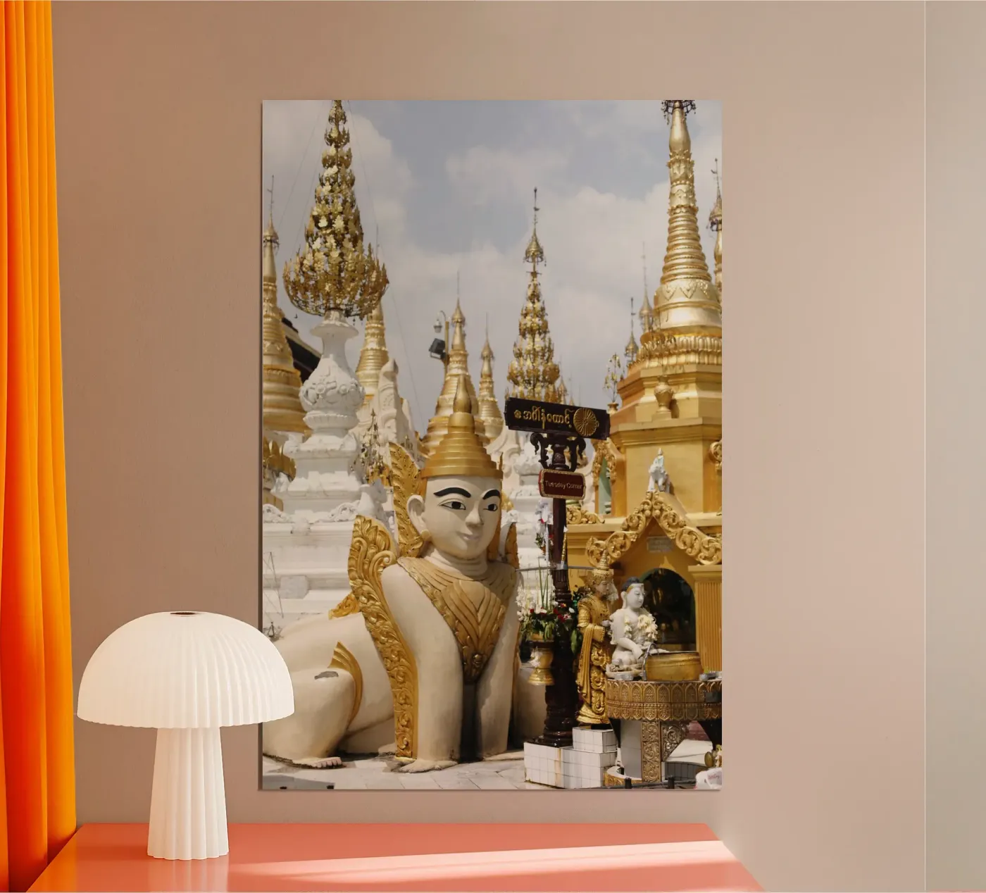 Yangoon Paste, Myanmar poster da fotokunst