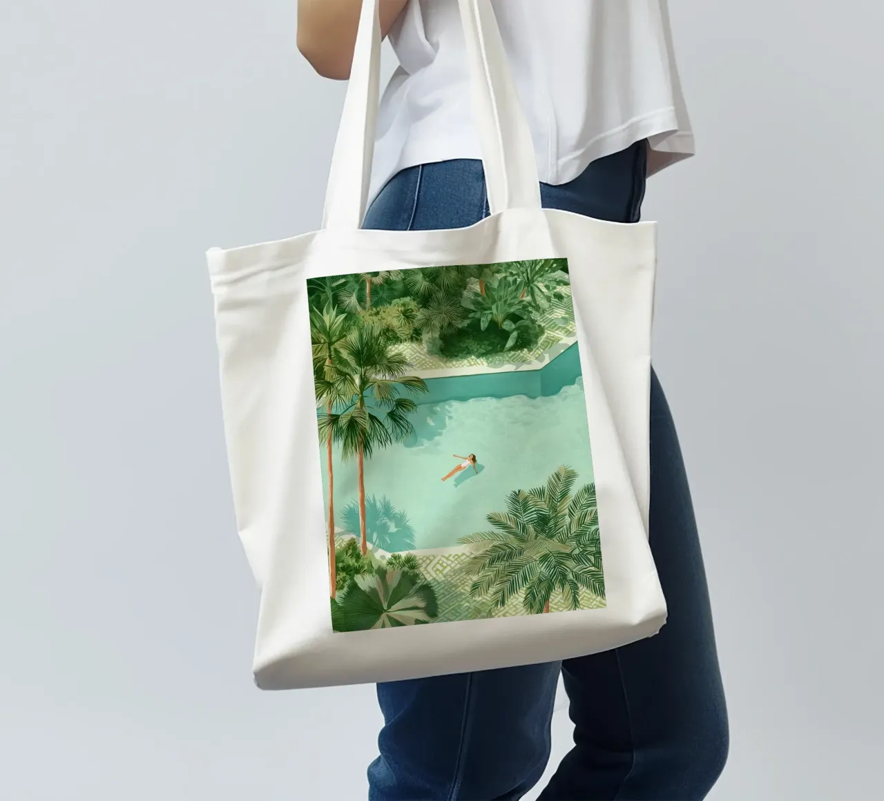 The Art of Letting Go borsa in juta da Clara August