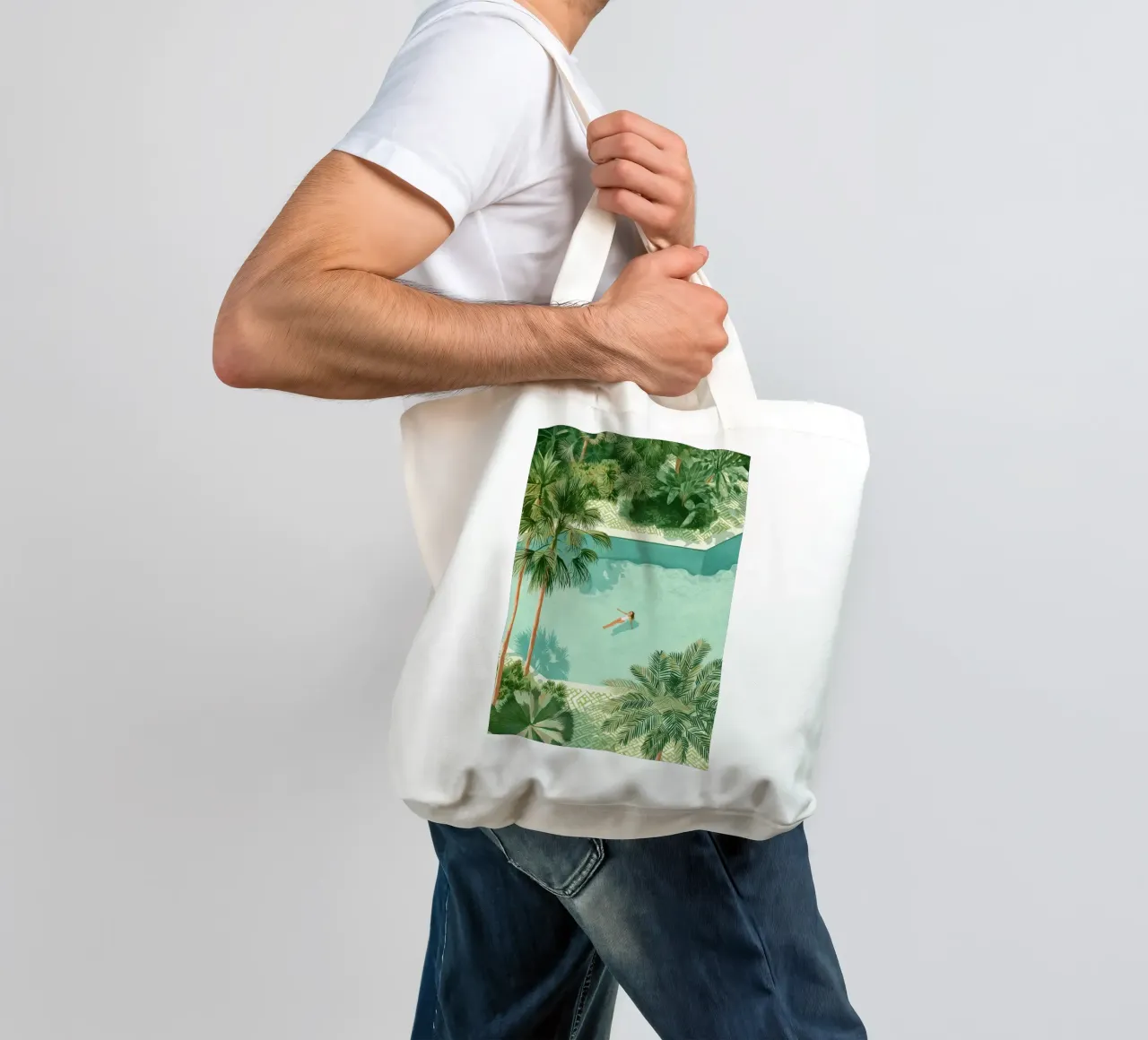 The Art of Letting Go borsa in juta da Clara August