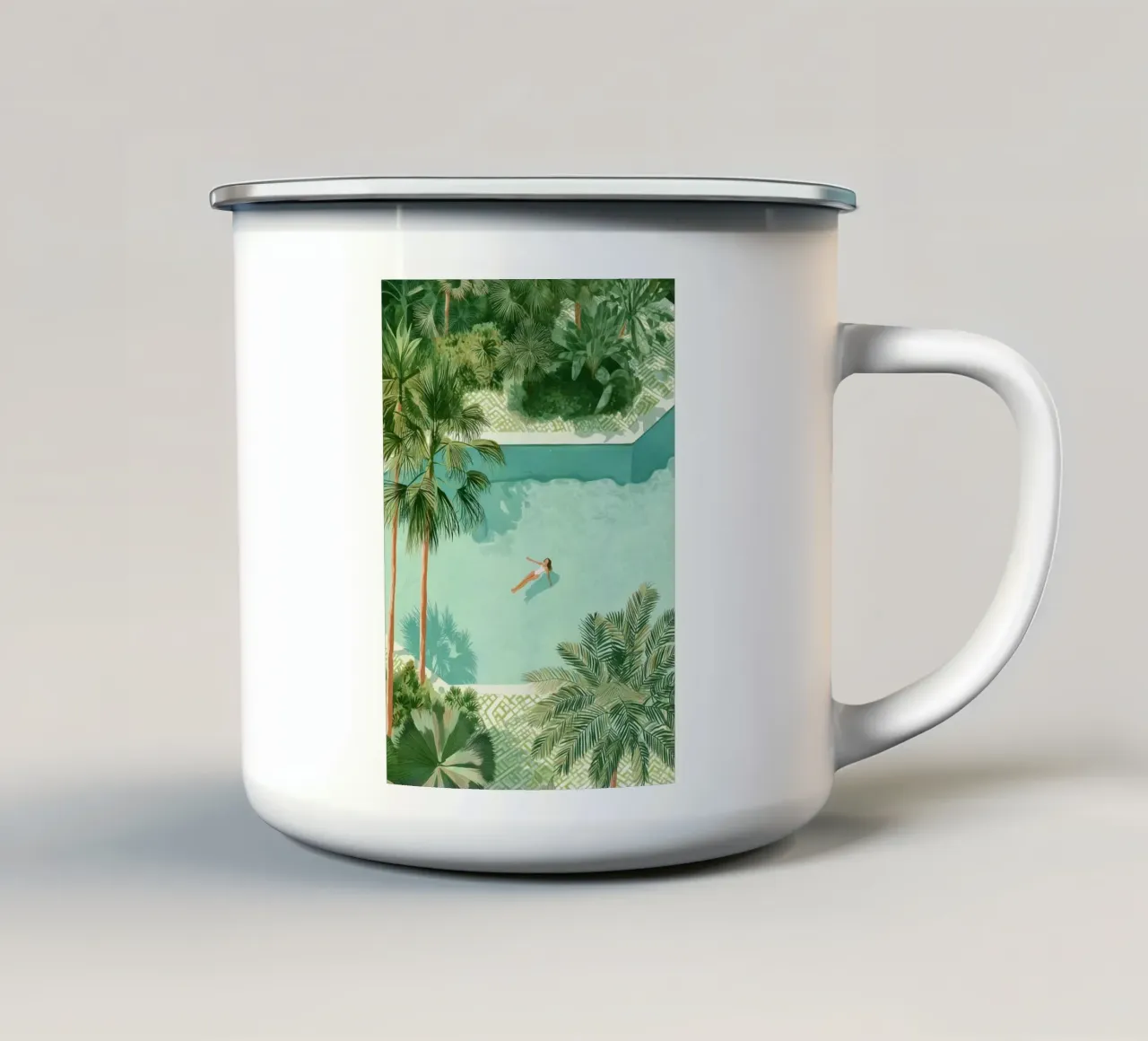 The Art of Letting Go tazza in smalto da Clara August